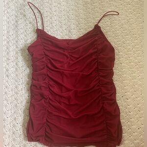Maroon tank top